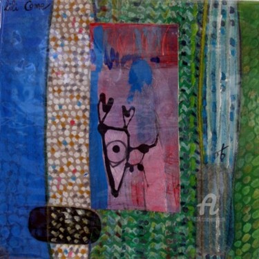 Рисунок под названием ""Variation Paysagèr…" - Lili Come, Подлинное произведение искусства, Ткань