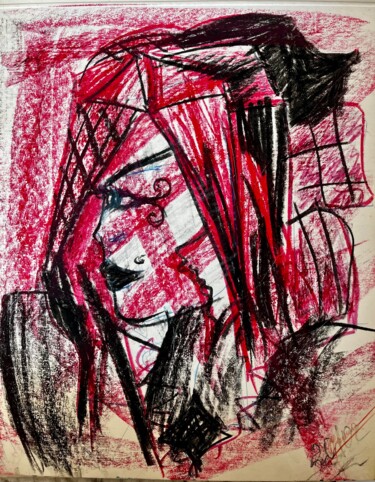Рисунок под названием "“Aura”" - Lili Grima, Подлинное произведение искусства, Воск