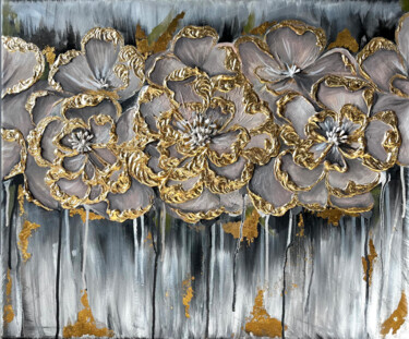 "Painting "Flower Ta…" başlıklı Tablo Lili Grima tarafından, Orijinal sanat, Akrilik