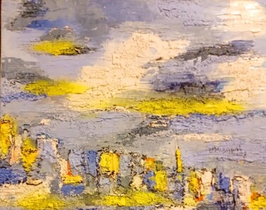 Pittura intitolato ""Paese".- 11" da Lili-Suzzoni, Opera d'arte originale, Olio