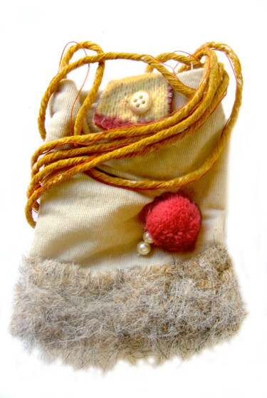 Textielkunst getiteld "Bolso 1" door Liliana Kancepolski, Origineel Kunstwerk, Stof