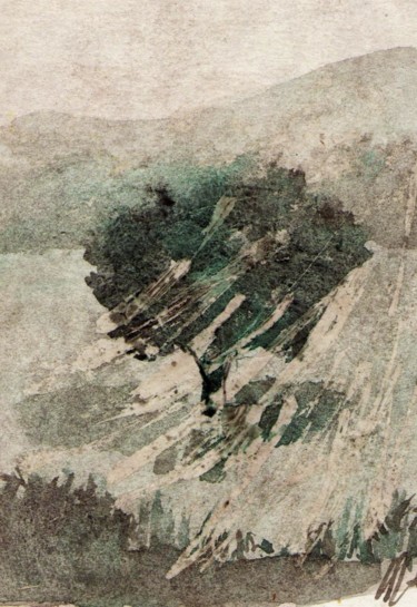 Pittura intitolato "Zen garden.jpg" da Liliana Sanna, Opera d'arte originale