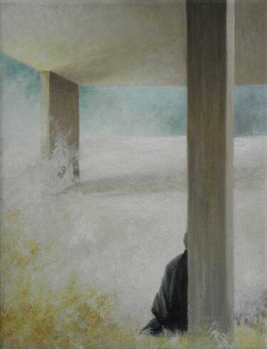 Pintura titulada "Etre un vrai pilier" por Liliane Bordes, Obra de arte original, Acrílico