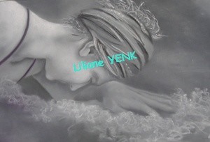 Peinture intitulée "Ingrid" par Liliane Yenk, Œuvre d'art originale