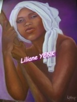 Peinture intitulée "Accroche-toi" par Liliane Yenk, Œuvre d'art originale