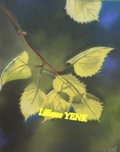 Peinture intitulée "Lumière jaune (past…" par Liliane Yenk, Œuvre d'art originale, Autre