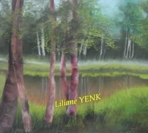 Peinture intitulée "Etang 3 (Pastels se…" par Liliane Yenk, Œuvre d'art originale