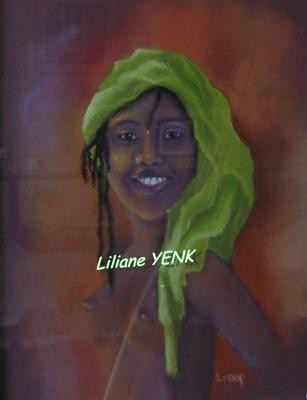 Peinture intitulée "Sourire (pastels se…" par Liliane Yenk, Œuvre d'art originale