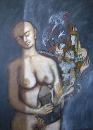 Painting titled "anick et damien lil…" by Anicketdamien Lilienthal, Original Artwork