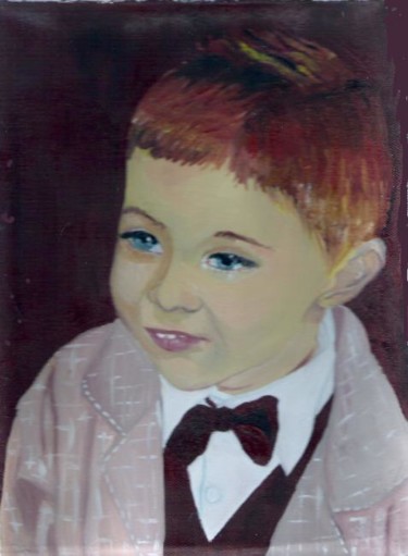 Painting titled "Sascha" by Lili, Original Artwork, Oil