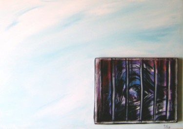 Peinture intitulée "confinement" par Lilig, Œuvre d'art originale