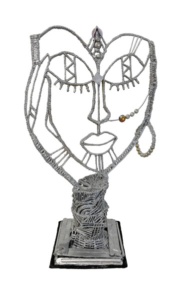 Ellaziyalla Sculpture titled "Ellaziyalla" by Lilight Paris, Original Art, Wire