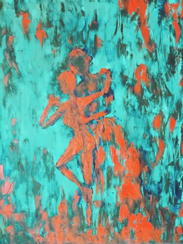 Pittura intitolato "Pasion 7" da Liliia Furman, Opera d'arte originale, Olio