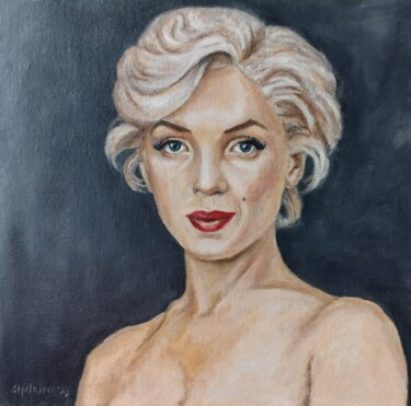 「Marilyn Monroe」というタイトルの絵画 Liliia Shpitalevaによって, オリジナルのアートワーク, オイル