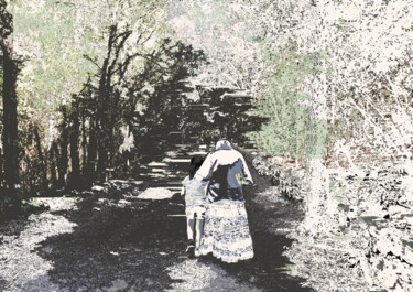 Photographie intitulée "Le bâton de vieille…" par Lilipassion, Œuvre d'art originale, Photographie numérique