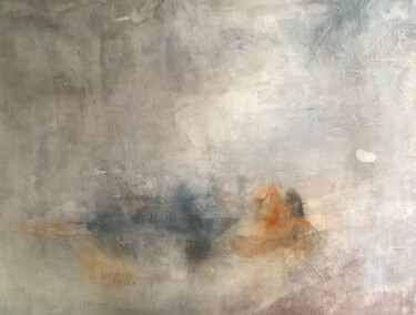 Malarstwo zatytułowany „Poème visuel, Mont…” autorstwa Lili Tarentule, Oryginalna praca, Olej Zamontowany na Drewniana rama…