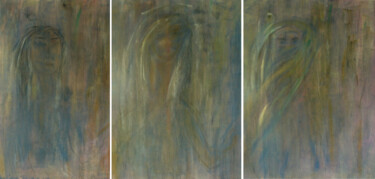 Peinture intitulée "mystere-de-femmes.j…" par Lilith, Œuvre d'art originale, Huile