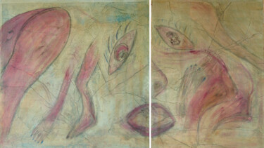 Pittura intitolato "la-femme-transfigur…" da Lilith, Opera d'arte originale, Altro