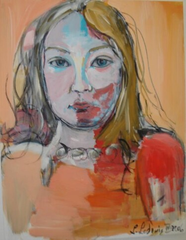 Malerei mit dem Titel "Lara" von Lilli Ladewig, Original-Kunstwerk, Öl
