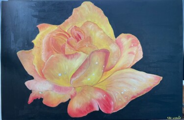 Pintura titulada "Rosa" por Lilli Pitti, Obra de arte original, Oleo