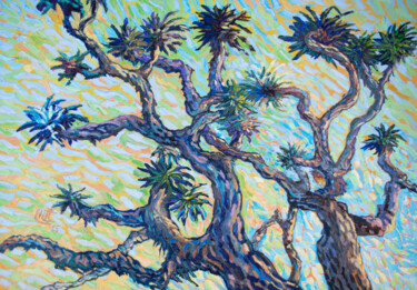 Malerei mit dem Titel "The Joshua Tree" von Lilit Vardanyan, Original-Kunstwerk, Öl