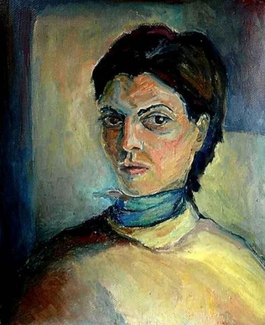 Pintura titulada "Elena" por Lilit Vardanyan, Obra de arte original, Oleo