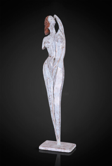 Скульптура под названием "Ewa" - Lilou Gilbert Desvallons, Подлинное произведение искусства, Бронза
