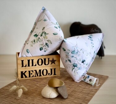 纺织艺术 标题为“"Le Kalyptus" Cale-…” 由Lilou Sauvegrain (Kemoji), 原创艺术品, 饰品