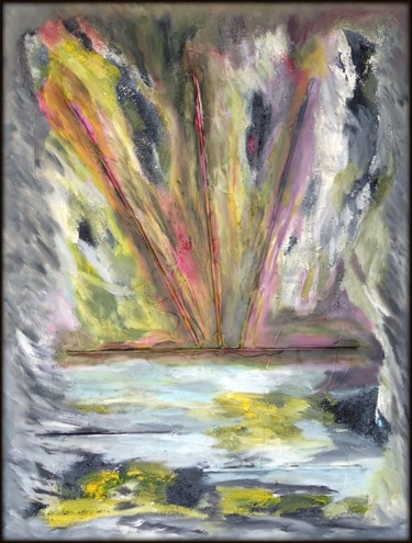 Peinture intitulée "Parcours vita" par Lily-Anna, Œuvre d'art originale, Huile