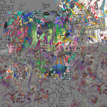 Arts numériques intitulée "Particules Particul…" par Lily-Anna, Œuvre d'art originale