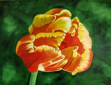 Malerei mit dem Titel "Sun Valley Serenade" von Lily Van Bienen, Original-Kunstwerk, Öl
