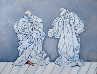 Malerei mit dem Titel "Хорошо! Допустим, в…" von Lilia Muratova, Original-Kunstwerk, Öl