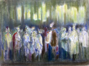 Rysunek zatytułowany „Вернисаж 2.” autorstwa Лиля Муратова, Oryginalna praca, Pastel