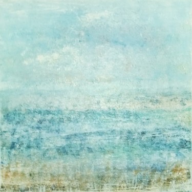 Painting titled "" The Ocean Calms M…" by Lina Doenmez, Original Artwork, Acrylic