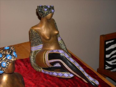 Sculpture titled "SYBELLE" by Vesselina, Original Artwork, Terra cotta