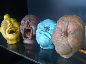 Sculpture intitulée "expressions" par Lincée, Œuvre d'art originale