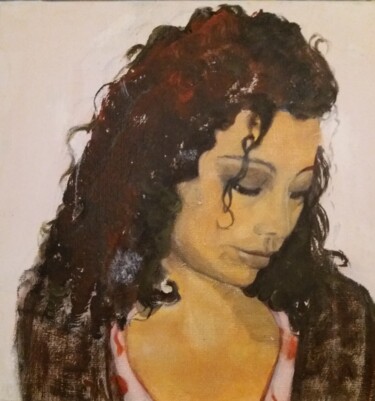 Painting titled "Sarah Gabrielle" by Linda Vanden Abeele, Original Artwork, Oil