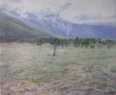 Painting titled "Freedom - Yunnan" by Linda Chen, Original Artwork, Oil