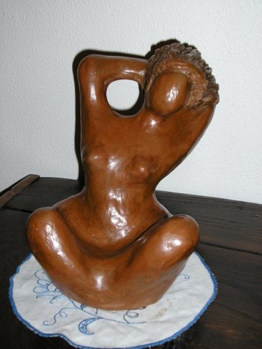 Sculpture intitulée ""AFRIQUE"" par Linda Grandpierre, Œuvre d'art originale