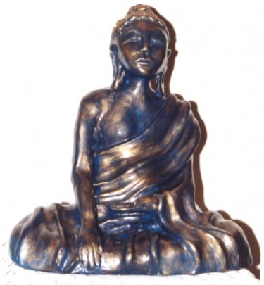 Sculpture intitulée ""BOUDDHA"" par Linda Grandpierre, Œuvre d'art originale