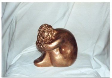 Sculpture intitulée ""SOLITUDE"" par Linda Grandpierre, Œuvre d'art originale