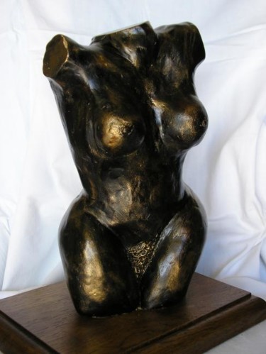 Sculpture intitulée ""BUSTE"" par Linda Grandpierre, Œuvre d'art originale
