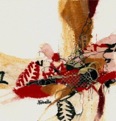 Peinture intitulée "Au pied de la falai…" par Linda Labelle, Œuvre d'art originale, Acrylique