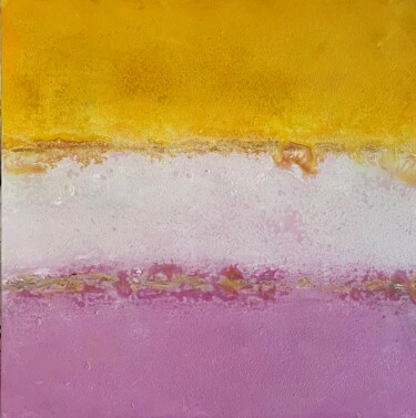 Painting titled "Sunset" by Lindamarie, Original Artwork, Acrylic Mounted on Wood Stretcher frame