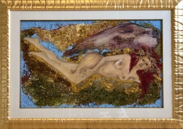 Painting titled "img-20180502.jpg" by Morgana, Original Artwork, Acrylic Mounted on Wood Panel