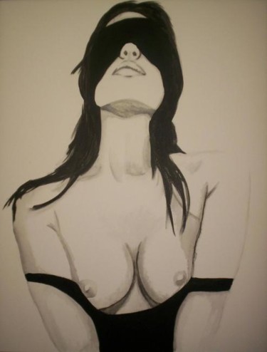 Painting titled "Blindfold" by Linda Obrien, Original Artwork