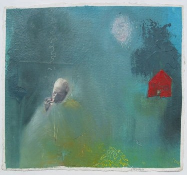 Картина под названием "Grandpa Leon" - Linda Rosenfield, Подлинное произведение искусства, Масло