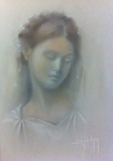 Painting titled "Madonna" by L.Jakobsson, Original Artwork