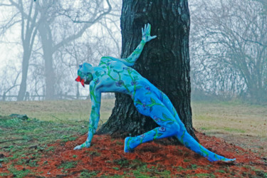 "Blue Lady" başlıklı Fotoğraf Lindy Powers tarafından, Orijinal sanat, Dijital Fotoğrafçılık
