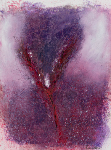 Картина под названием "Gestation" - Line Blouin, Подлинное произведение искусства, Акрил